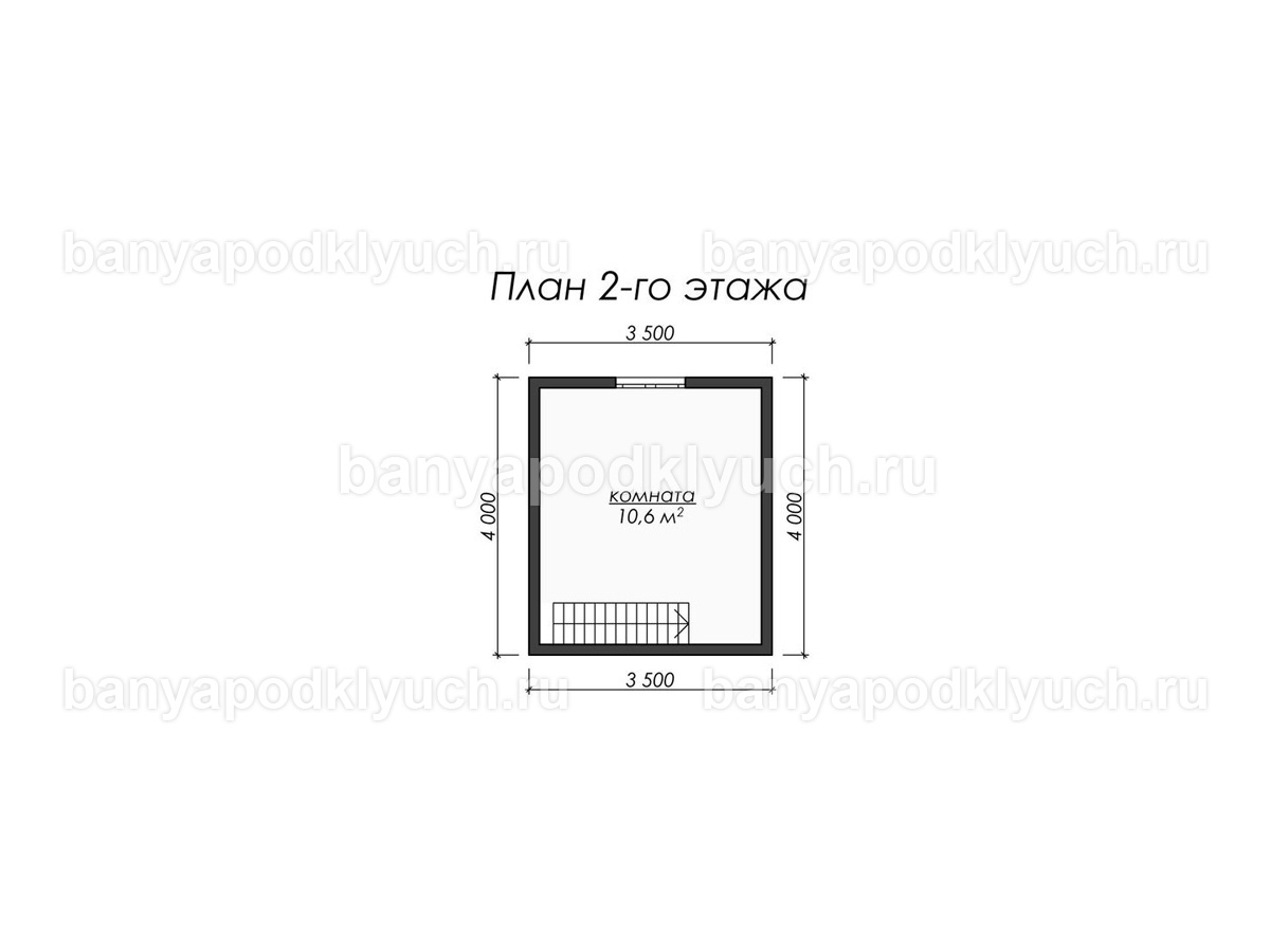 Баня из бруса 5x4 м Баня из бруса 5x4 м